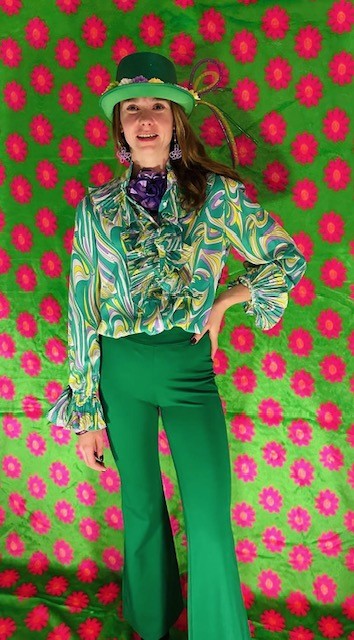Blouse Lus groen Broek Lus groen