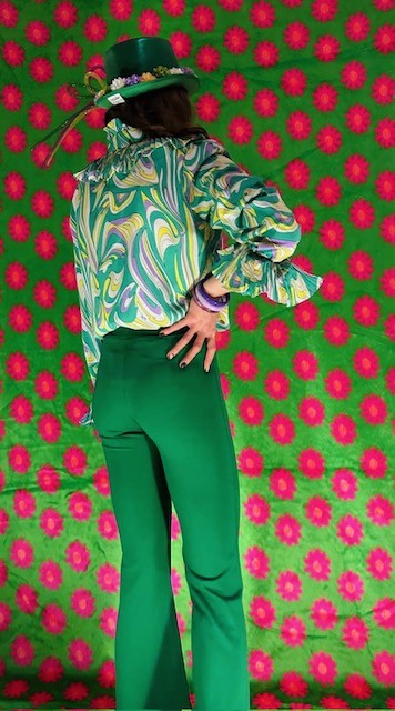 Blouse Lus groen Broek Lus groen